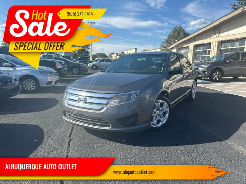 2011 Ford Fusion for sale at ALBUQUERQUE AUTO OUTLET in Albuquerque NM