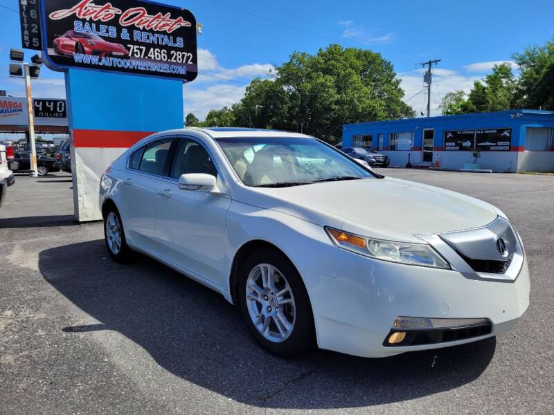 2010 Acura TL for sale at Auto Outlet Sales and Rentals in Norfolk VA