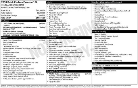 2018 Buick Enclave Essence