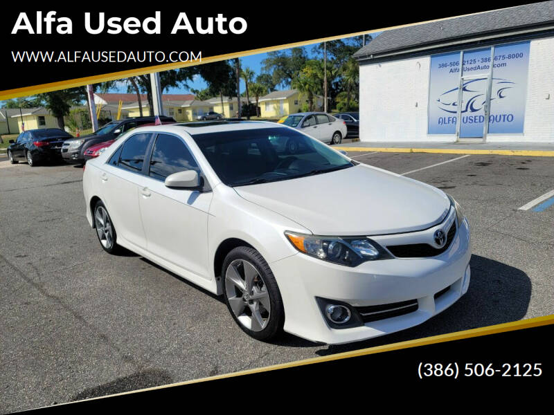 2012 Toyota Camry for sale at Alfa Used Auto in Holly Hill FL