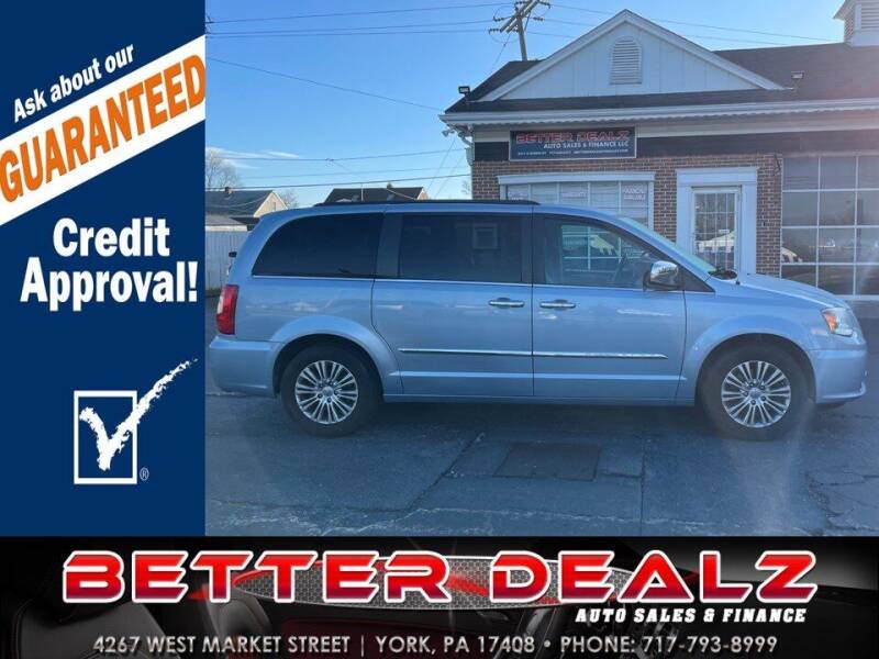 2013 Chrysler Town and Country for sale at Better Dealz Auto Sales & Finance in York PA