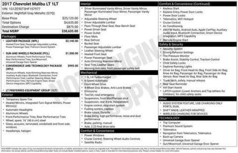 2017 Chevrolet Malibu LT