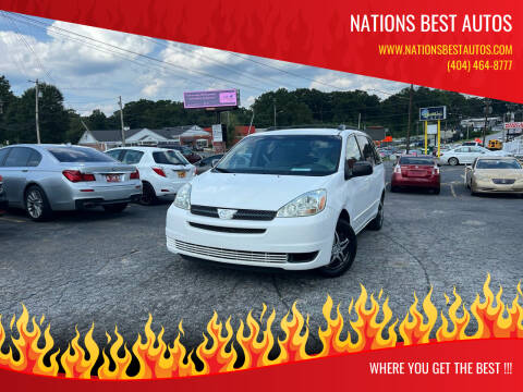 2005 Toyota Sienna for sale at Nations Best Autos in Decatur GA