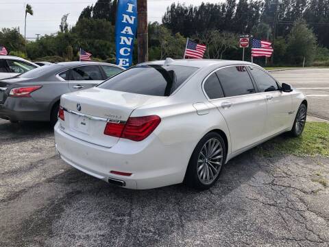 2012 BMW 7 Series for sale at Palm Auto Sales in West Melbourne FL