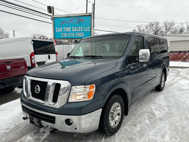 2014 Nissan NV for sale at CAR TIME SALES LLC in Akron OH