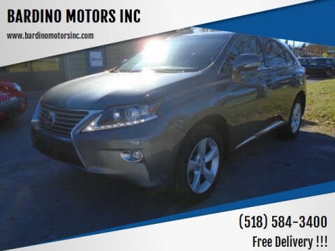 2015 Lexus RX 350 for sale at BARDINO MOTORS INC in Saratoga Springs NY