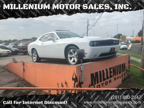 2013 Dodge Challenger for sale at MILLENIUM MOTOR SALES, INC. in Rosenberg TX