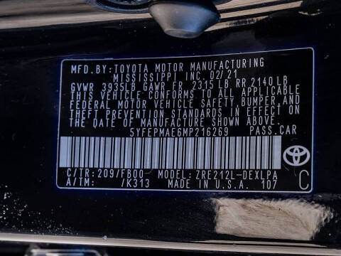 2021 Toyota Corolla LE