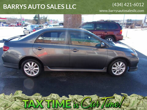 2010 Toyota Corolla for sale at BARRYS AUTO SALES LLC in Danville VA