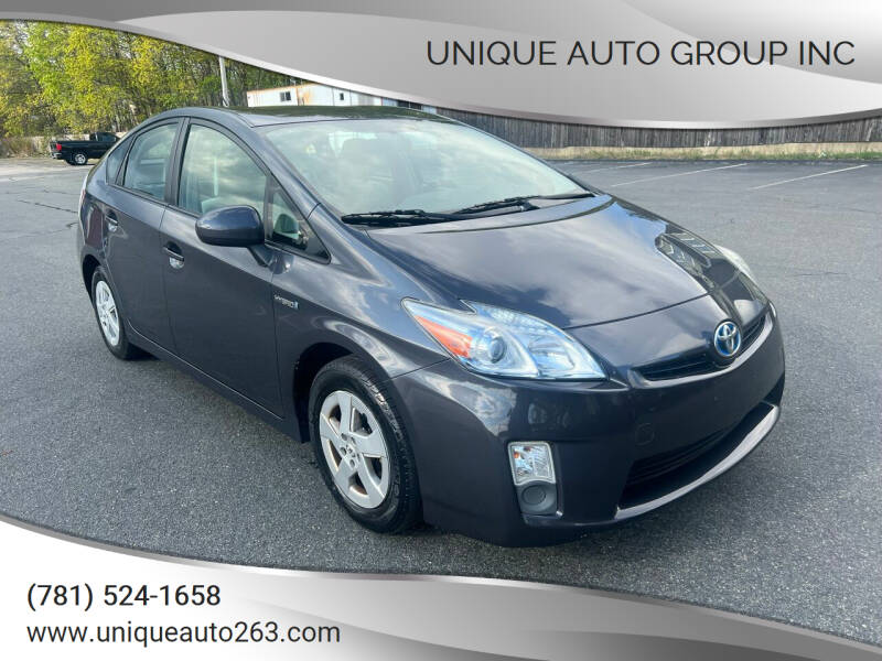2010 Toyota Prius for sale at Unique Auto Group Inc in Whitman MA