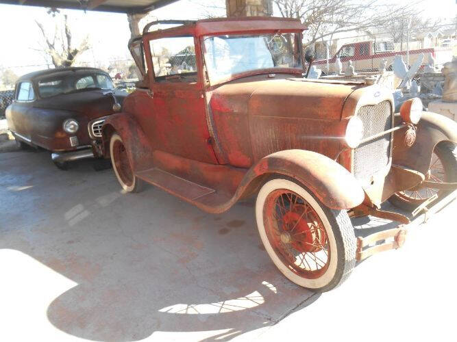 Red 1929 Ford Model A 18