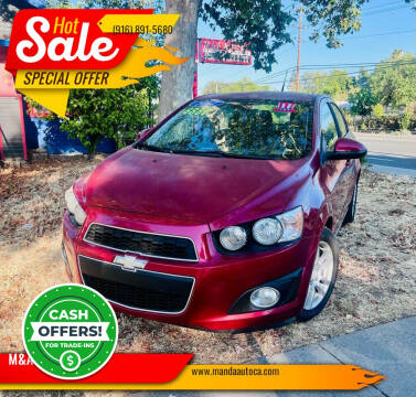 2012 Chevrolet Sonic for sale at M&A Auto Sales in Sacramento CA