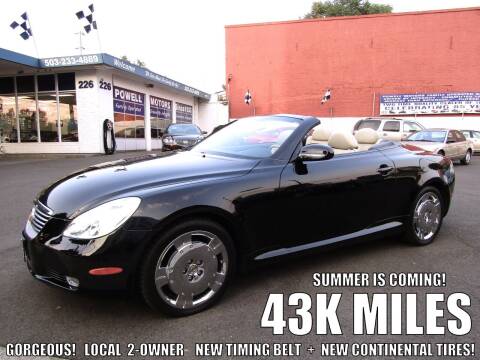 2002 Lexus SC 430 for sale at Powell Motors Inc in Portland OR