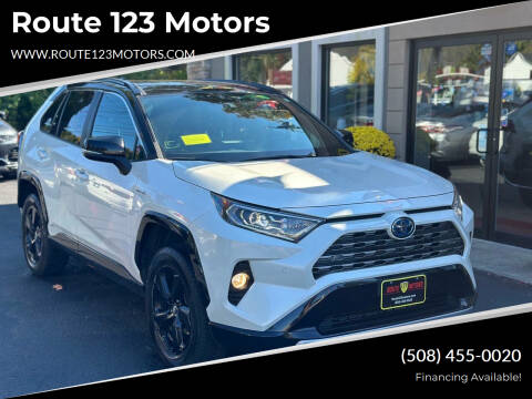 2021 Toyota RAV4 Hybrid for sale at Route 123 Motors in Norton MA