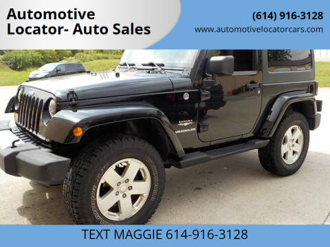 2012 Jeep Wrangler for sale at Automotive Locator- Auto Sales in Groveport OH