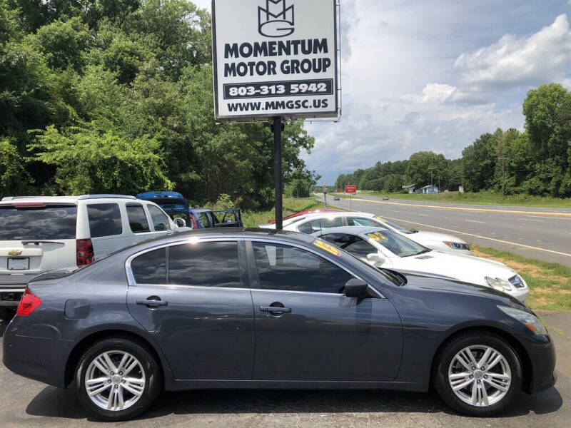 2013 Infiniti G37 Sedan for sale at Momentum Motor Group in Lancaster SC