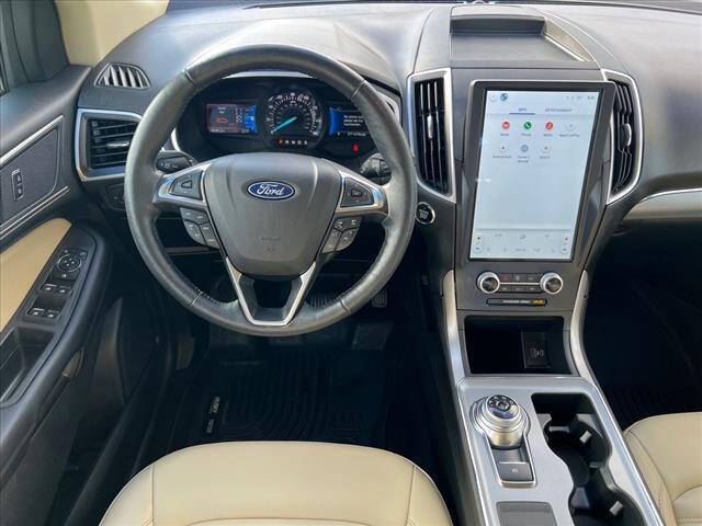 Used 2021 Ford Edge SEL with VIN 2FMPK3J98MBA60681 for sale in Wood River, IL