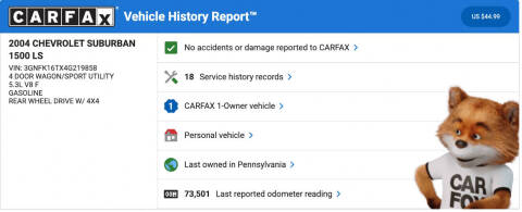 2004 Chevrolet Suburban 1500 LT