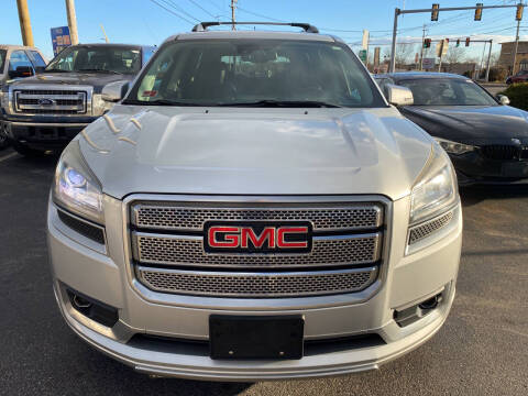 2016 GMC Acadia for sale at Steven's Car Sales in Seekonk MA