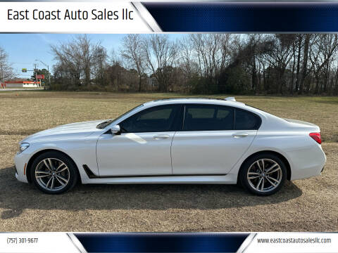 2018 BMW 7 Series for sale at East Coast Auto Sales llc in Virginia Beach VA