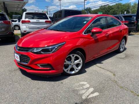 2017 Chevrolet Cruze for sale at Sonias Auto Sales in Worcester MA