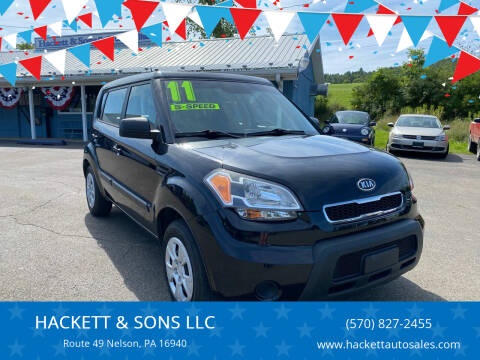 2011 Kia Soul for sale at HACKETT & SONS LLC in Nelson PA