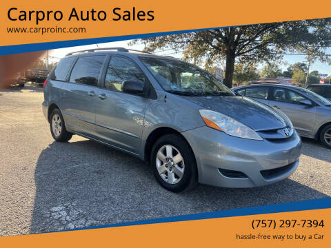 2009 Toyota Sienna CE 7-Passenger
