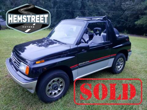 1992 Suzuki Sidekick for sale at Hemstreet Motors in Warner Robins GA