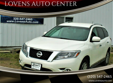 2014 Nissan Pathfinder for sale at LOVENS AUTO CENTER in Swanville MN