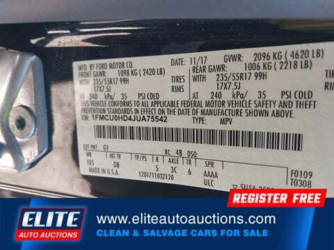 2018 Ford Escape SEL