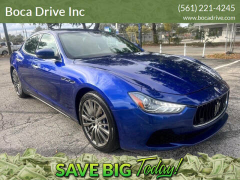 2017 Maserati Ghibli for sale at Boca Drive Inc in Oakland Park FL