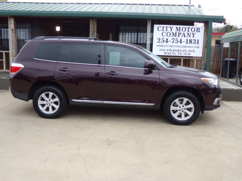 2013 Toyota Highlander for sale at CITY MOTOR COMPANY in Waco TX