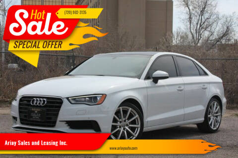 2016 Audi A3 for sale at Ariay Sales and Leasing Inc. in Denver CO