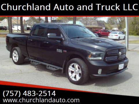 2015 RAM 1500 for sale at Churchland Auto and Truck LLC in Portsmouth VA