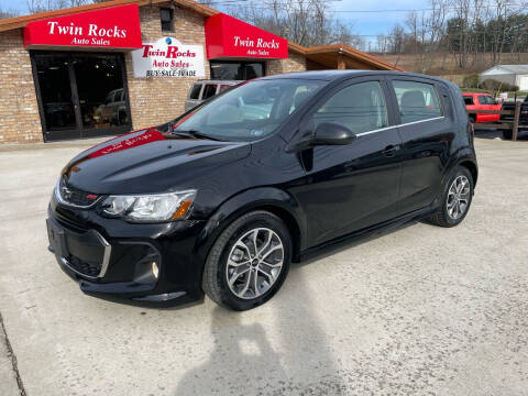 2019 Chevrolet Sonic for sale at Twin Rocks Auto Sales LLC in Uniontown PA