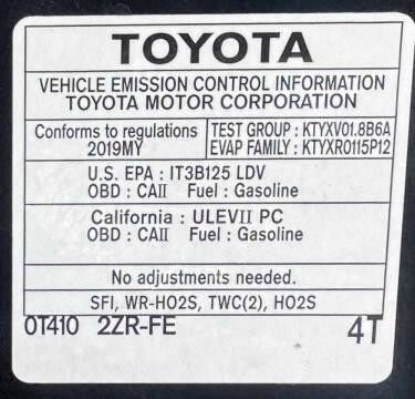 2019 Toyota Corolla L