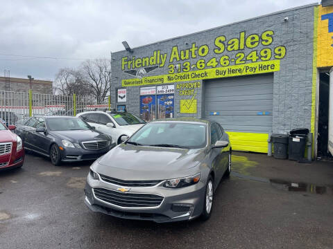 2018 Chevrolet Malibu for sale at Friendly Auto Sales in Detroit MI