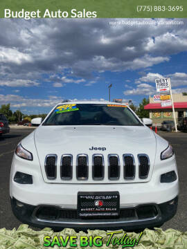 2016 Jeep Cherokee for sale at Budget Auto Sales in Carson City NV