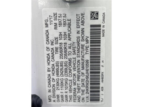 2018 Honda CR-V Touring