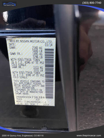 2014 Nissan Frontier