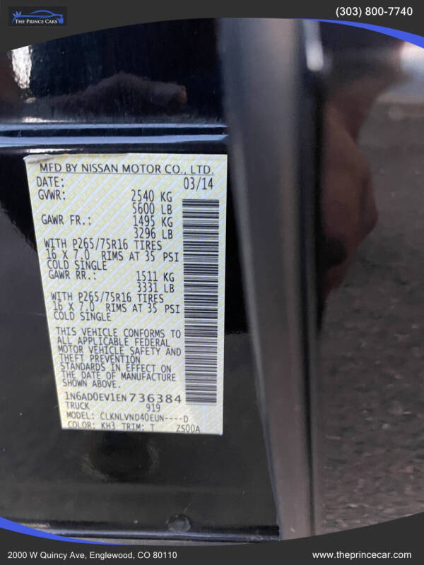 2014 Nissan Frontier