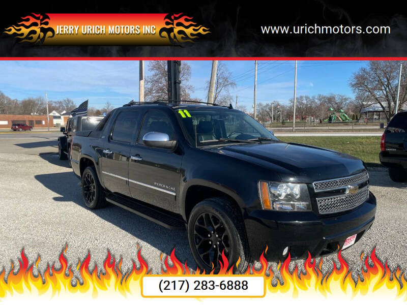 2011 Chevrolet Avalanche for sale at Jerry Urich Motors Inc in Hoopeston IL