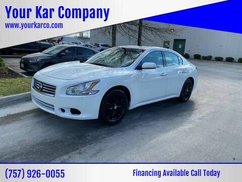 2014 Nissan Maxima for sale at Your Kar Company in Norfolk VA