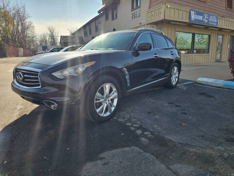 2013 Infiniti FX37 for sale at WOLVERINE AUTO LIQUIDATORS L.L.C. in Ypsilanti MI