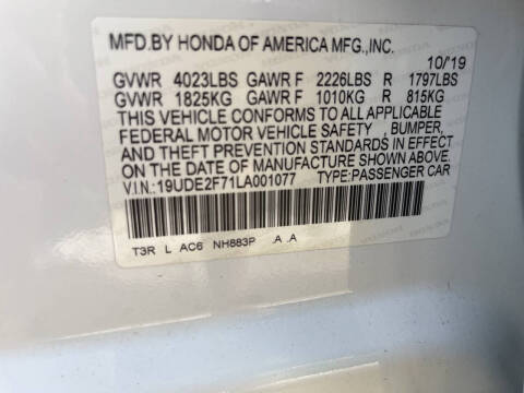 2020 Acura ILX w/Premium