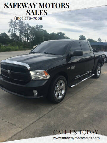 2015 RAM Ram Pickup 1500 for sale at Safeway Motors Sales in Laurinburg NC