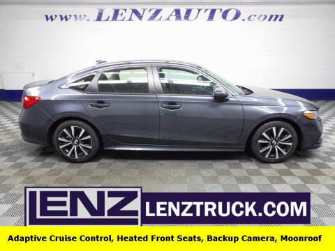 2022 Honda Civic for sale at LENZ TRUCK CENTER in Fond Du Lac WI