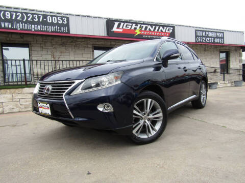 2015 Lexus RX 350 for sale at Lightning Motorsports in Grand Prairie TX