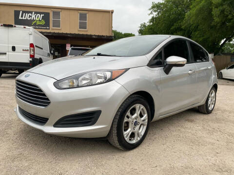 2015 Ford Fiesta for sale at LUCKOR AUTO in San Antonio TX