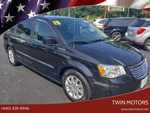 2013 Chrysler Town and Country for sale at TWIN MOTORS in Madison OH